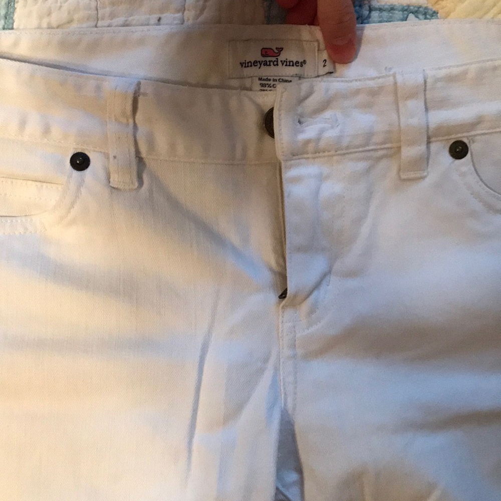 Vineyard Vines Classic White Skinny Jeans size 2 - Picture 3 of 4